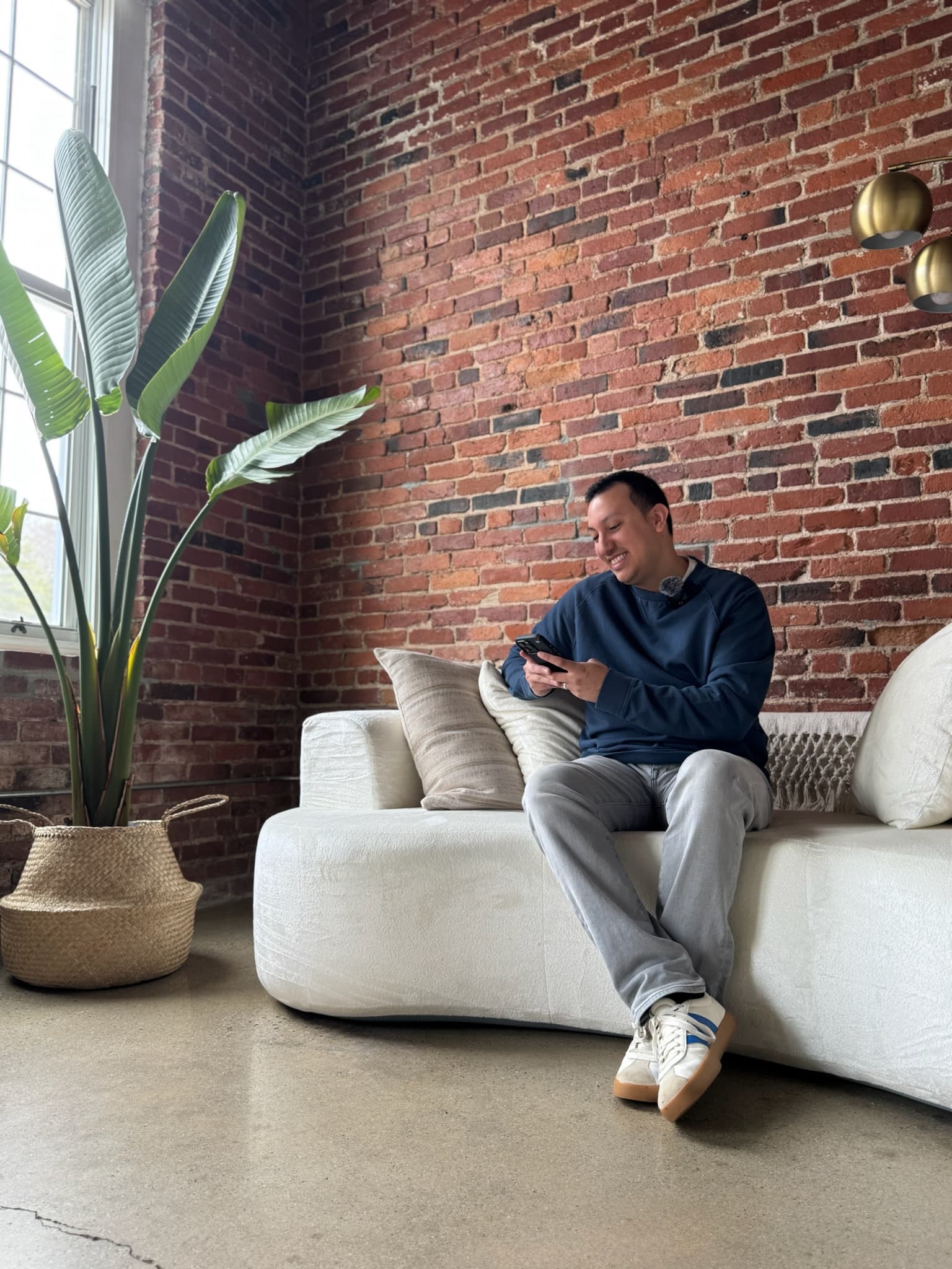 Alec Harrison working on AI workflows