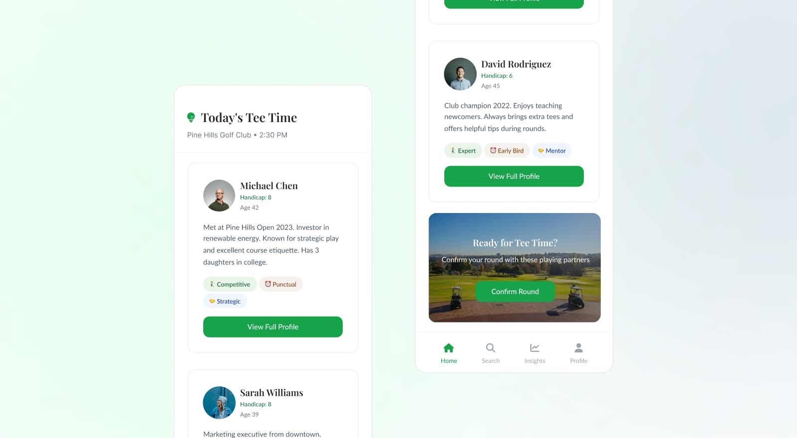 Golf Partner Intel App