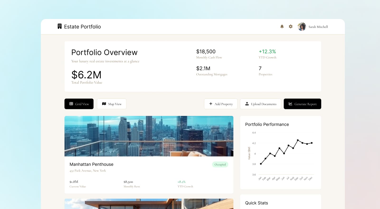 Personal Real Estate Dashboard